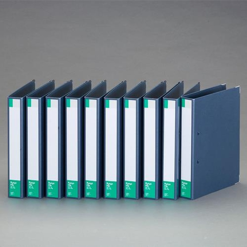 エスコ EA762CF-34 A4/S型スプリングファイル(10冊) 1個(ご注文単位1個)【直送品】