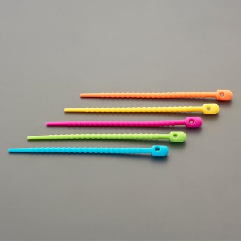 エスコ EA475HA-11 135mmシリコン結束バンド(5色セット) 1個(ご注文単位1個)【直送品】