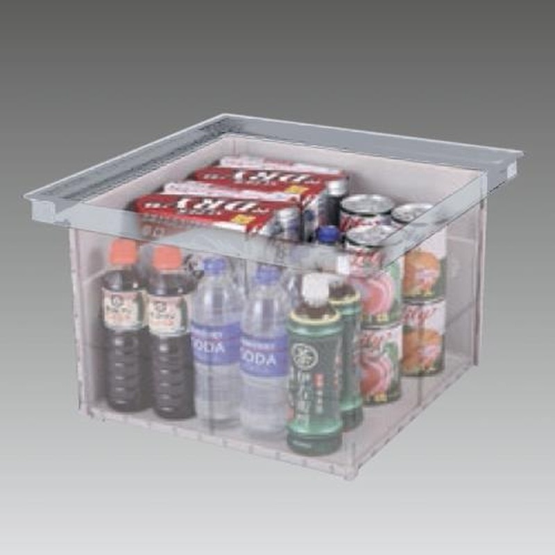 エスコ EA997LE-21 38L床下収納庫(浅型) 1個(ご注文単位1個)【直送品】