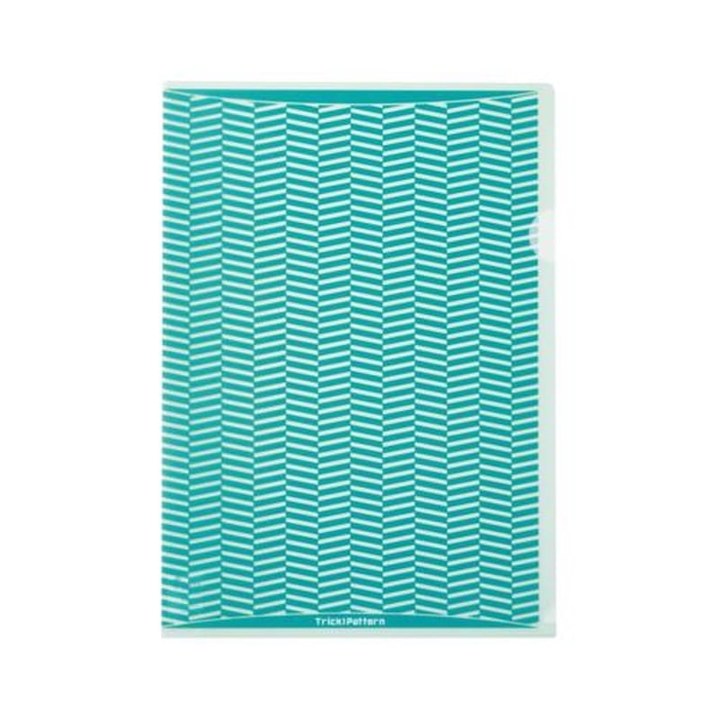 エスコ EA762CB-406 A4カモフラージュクリアホルダー(10枚/グリーン) 1個(ご注文単位1個)【直送品】