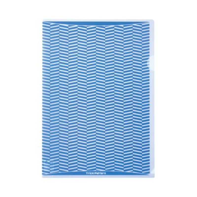 エスコ EA762CB-407 A4カモフラージュクリアホルダー(10枚/ライトブルー) 1個(ご注文単位1個)【直送品】