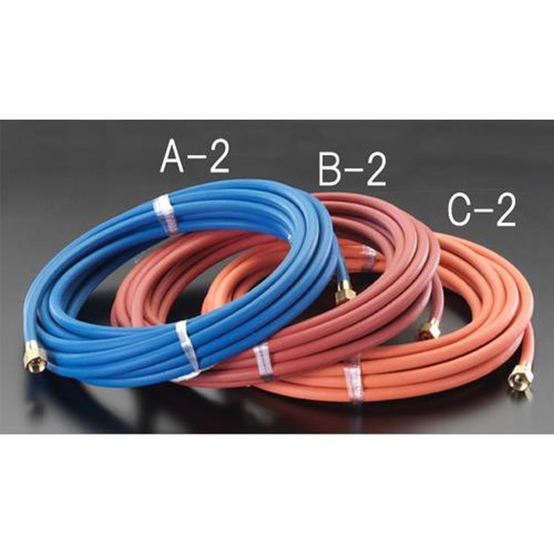 エスコ EA317A-1 5mmx5m溶接用ホース(酸素用/青) 1個(ご注文単位1個)【直送品】