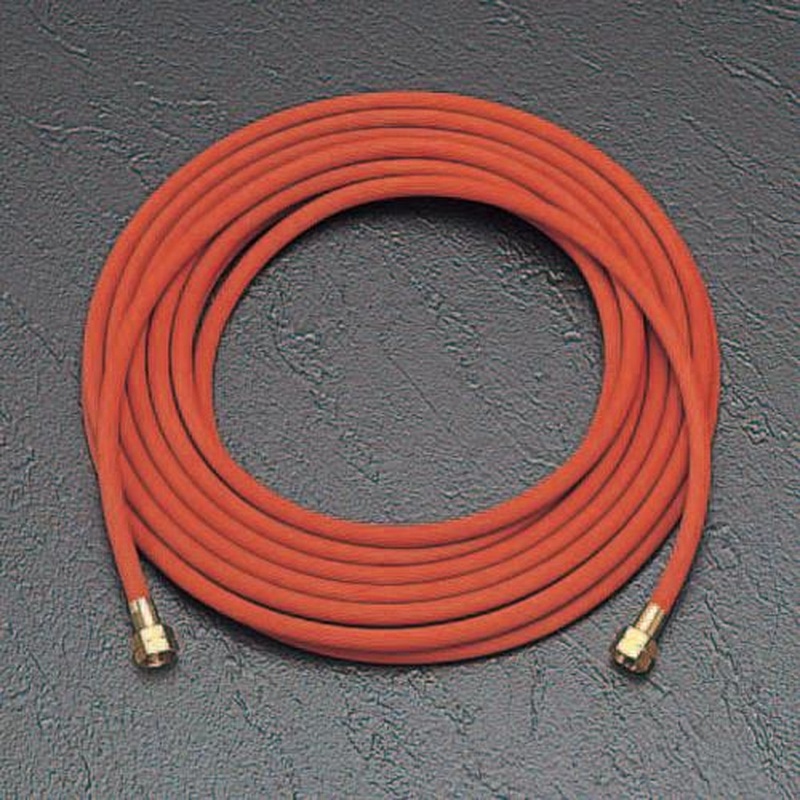 エスコ EA317B-1 5mmx5m溶接用ホース(アセチレン用/赤) 1個(ご注文単位1個)【直送品】
