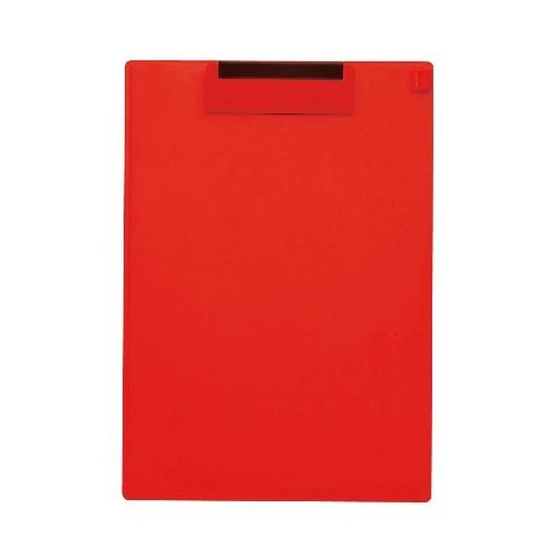 エスコ EA762DA-207 A4/E型クリップボード(赤) 1個(ご注文単位1個)【直送品】