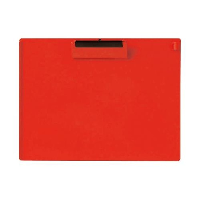 エスコ EA762DA-211 A4/S型クリップボード(赤) 1個(ご注文単位1個)【直送品】