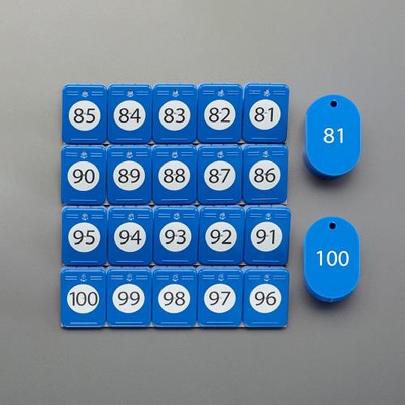 エスコ EA956V-185 番号札(81~100) 1個(ご注文単位1個)【直送品】
