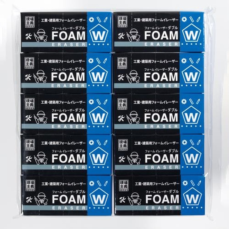 エスコ EA765FH-74 33x73x14mm工業・建築用消しゴム(10個入) 1個(ご注文単位1個)【直送品】