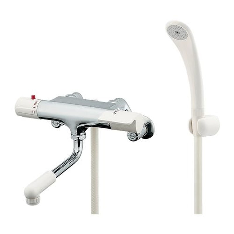 エスコ EA468CX-5BA PJ1/2”サーモスタットシャワー付混合栓 1個（ご注文単位1個）【直送品】