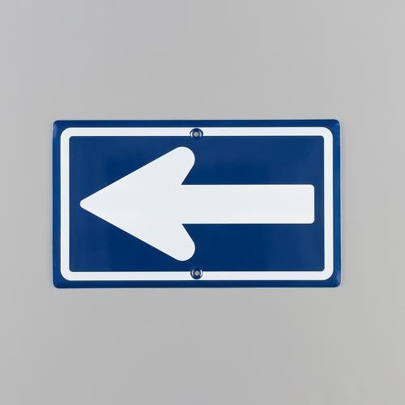 エスコ EA983AE-45 350x600mm構内道路標識［一方通行] 1個（ご注文単位1個）【直送品】