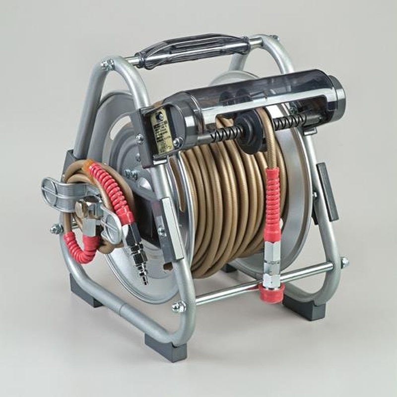 エスコ EA124BX-25 5mmx20m高圧エアホースリール 1個(ご注文単位1個)【直送品】