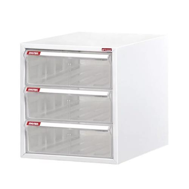 エスコ EA954JA-12 264x343x287mm/3段レターケース(スチール) 1個(ご注文単位1個)【直送品】