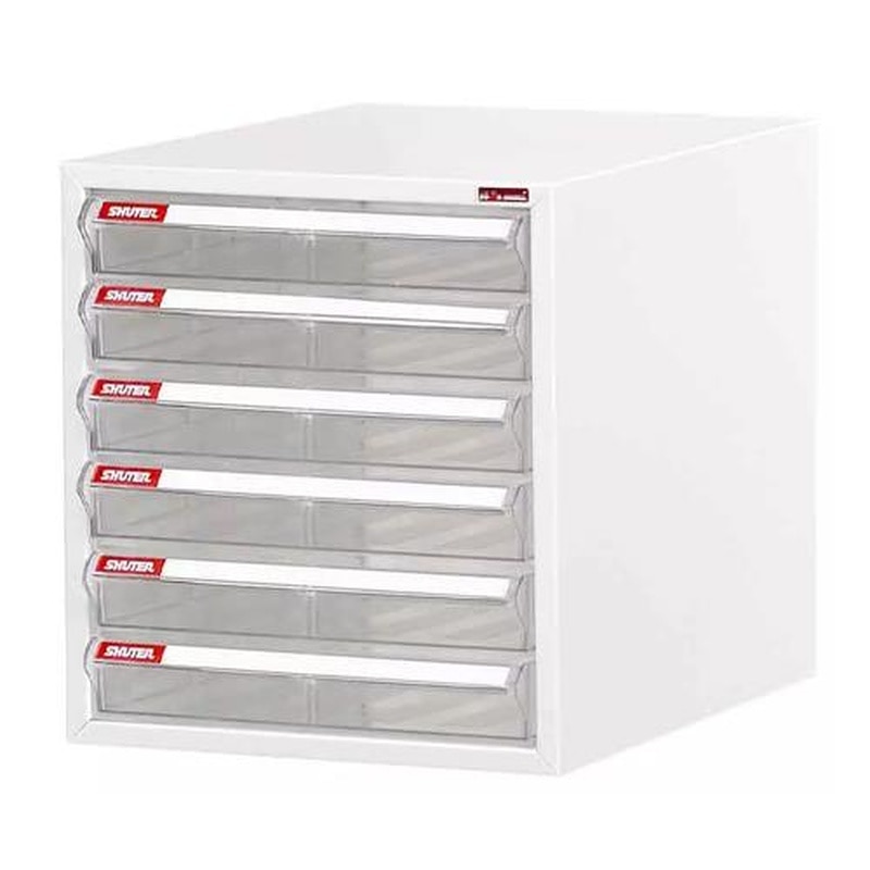 エスコ EA954JA-14 264x343x287mm/6段レターケース(スチール) 1個(ご注文単位1個)【直送品】