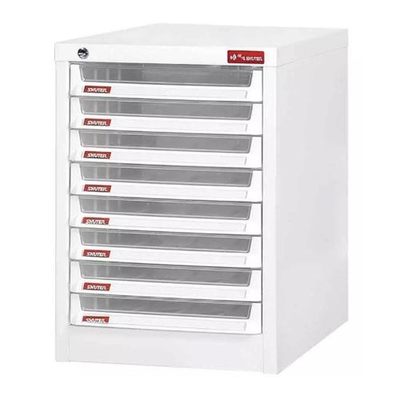 エスコ EA957FC-41 304x400x440mm/1列8段キャビネット(トレー型) 1個（ご注文単位1個）【直送品】