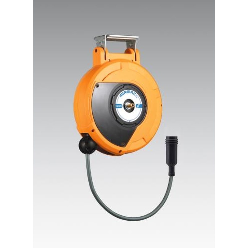 エスコ EA124BK-21 6.5mmx10mエアーホースリール(自動巻取) 1個(ご注文単位1個)【直送品】