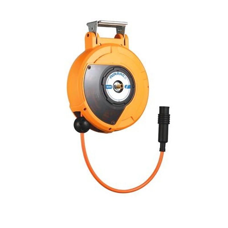 エスコ EA124BK-31 6.5mmx10mエアーホースリール(自動巻取/ブレーキ付) 1個(ご注文単位1個)【直送品】