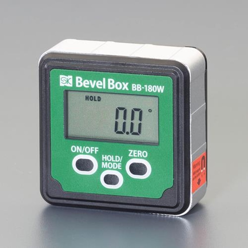 エスコ EA721SD-3 デジタル角度計(Bluetooth内蔵) 1個(ご注文単位1個)【直送品】