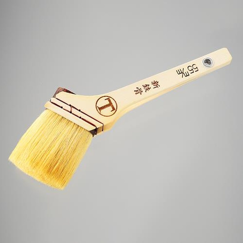 エスコ EA109LG-9 55mm油性用鉄骨・橋梁用刷毛(山羊毛/筋違) 1個(ご注文単位1個)【直送品】