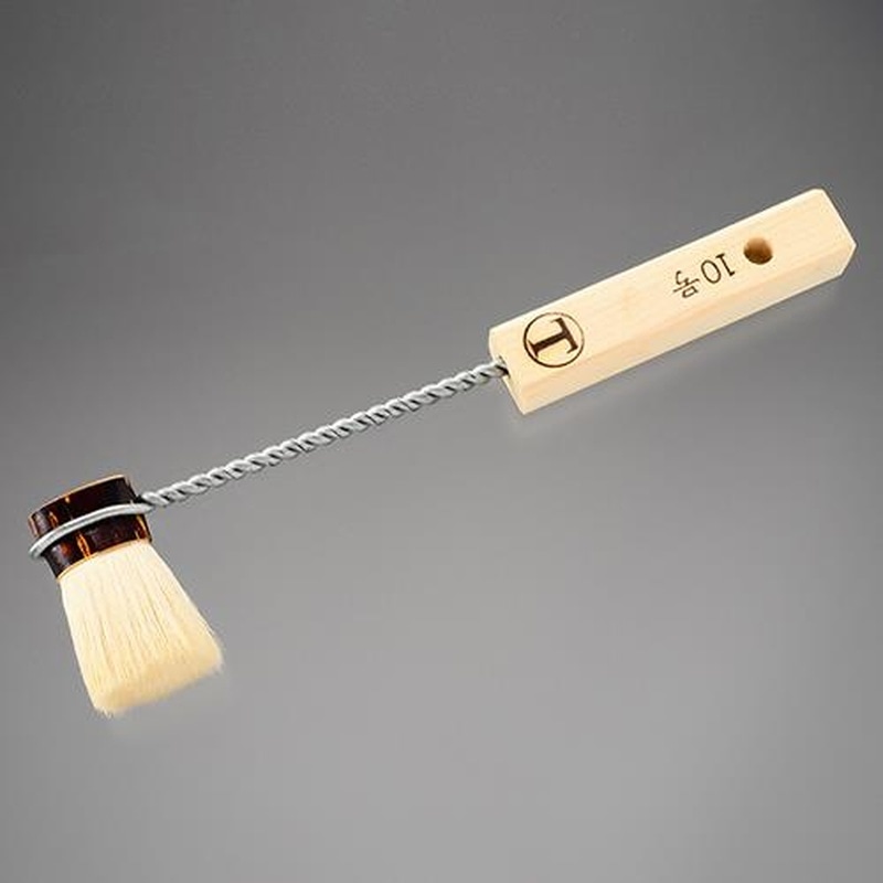 エスコ EA109LG-32 30mm油性用鉄骨・橋梁用刷毛(山羊毛/ネジリ) 1個(ご注文単位1個)【直送品】