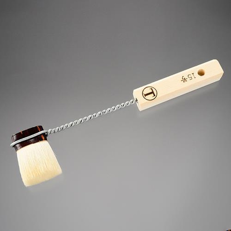 エスコ EA109LG-33 42mm油性用鉄骨・橋梁用刷毛(山羊毛/ネジリ) 1個(ご注文単位1個)【直送品】