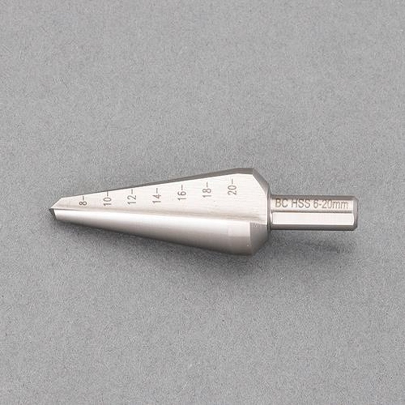 エスコ EA827FM-2 6.0-20.0mmシートメタルドリル(HSS) 1個(ご注文単位1個)【直送品】