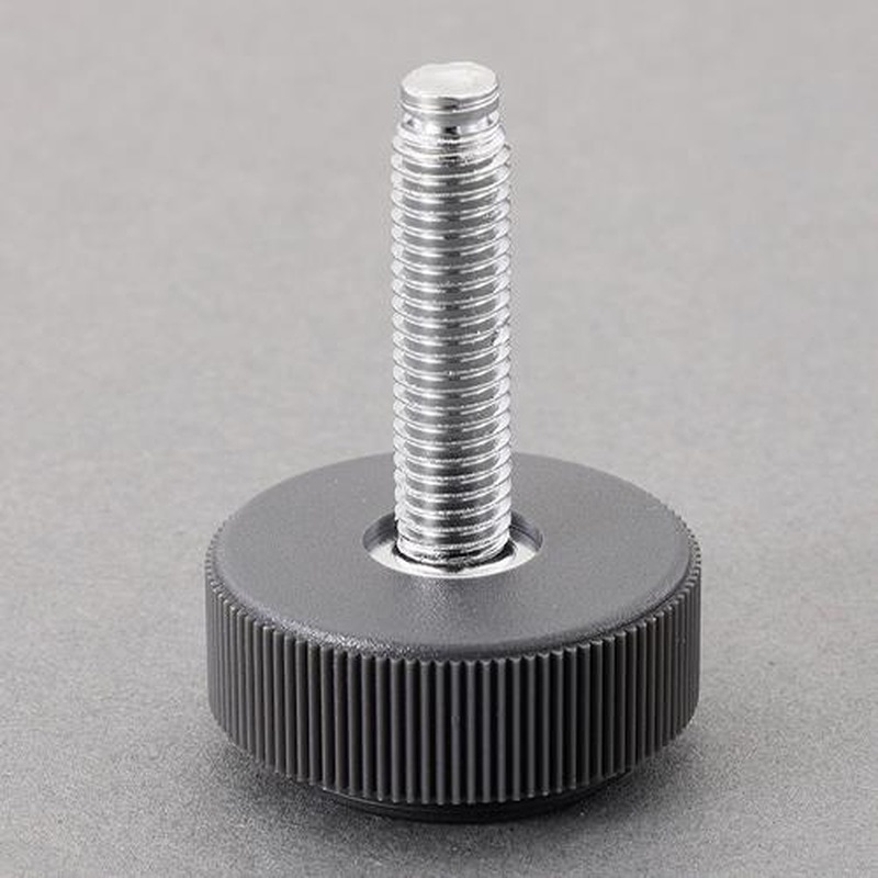 エスコ EA949HA-85 φ33mm/M8x30/46kgアジャスターボルト(首振) 1個(ご注文単位1個)【直送品】