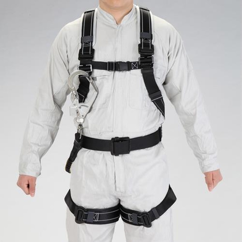 エスコ EA998KC-1 墜落制止用器具(フルハーネス/伸縮式ランヤード付) 1個(ご注文単位1個)【直送品】