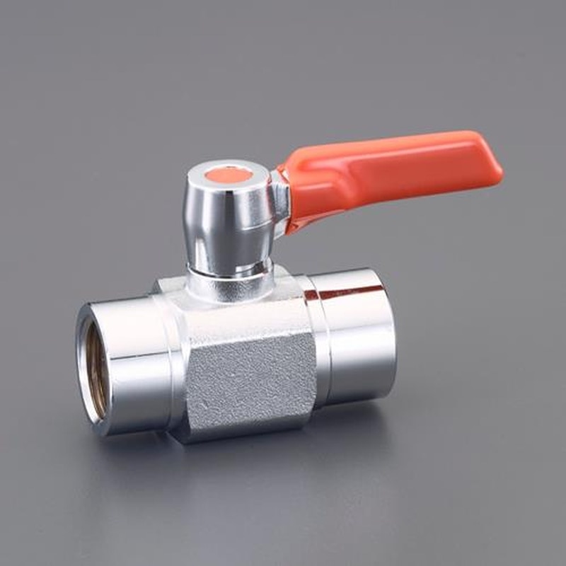 エスコ EA425BW-244 Rc1/2”xG1/2”ボールバルブ(真鍮) 1個(ご注文単位1個)【直送品】