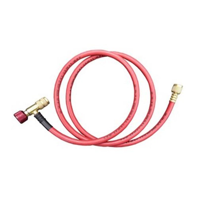 エスコ EA101TB-21 150cm/R32・R410Aバルブ付チャージングホース/赤 1個（ご注文単位1個）【直送品】