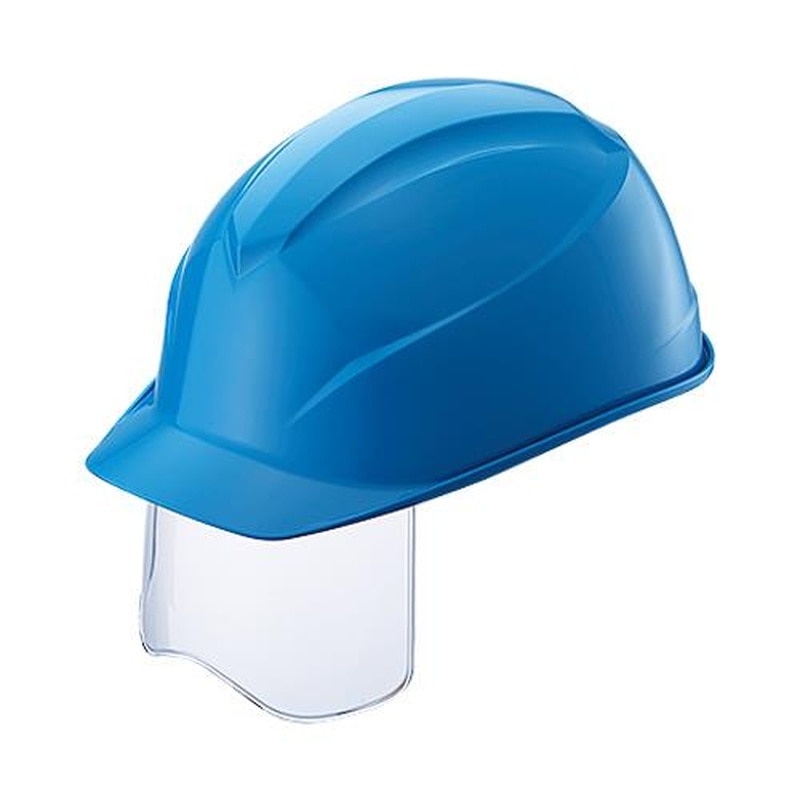 エスコ EA998BB-108 ヘルメット(エアライトS/シールドレンズ付/青) 1個(ご注文単位1個)【直送品】