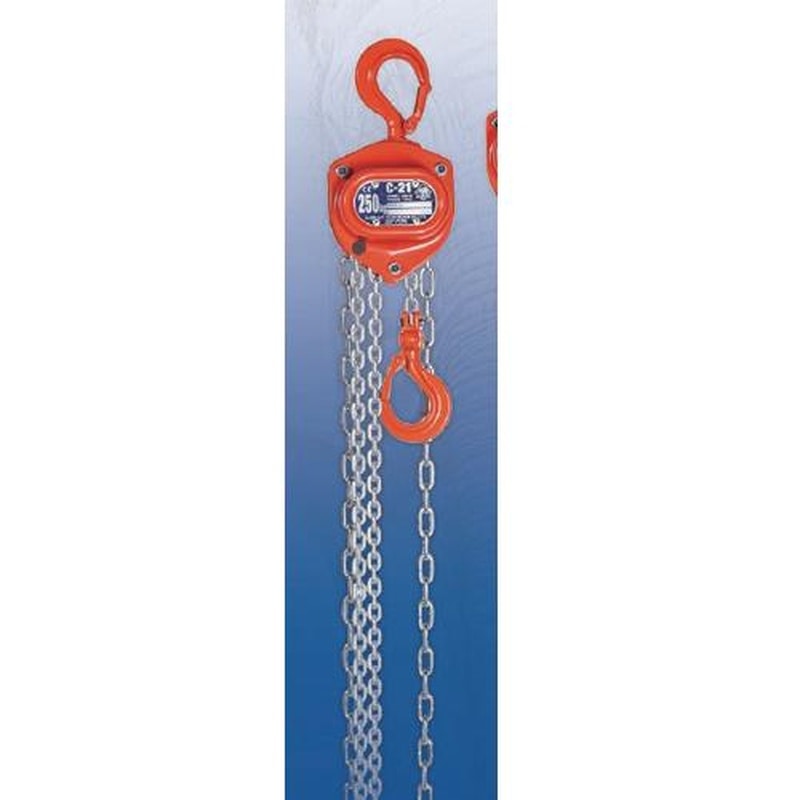 エスコ EA987CF-5 0.25tonx5.0mチェーンブロック 1個（ご注文単位1個）【直送品】