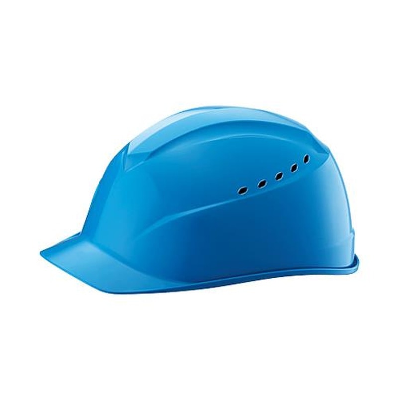 >エスコ EA998BB-103 ヘルメット(エアライトS/通気孔付/青) 1個(ご注文単位1個)【直送品】