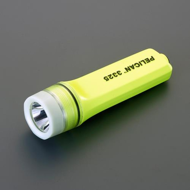 エスコ EA758WE-56[単3x3本]フラッシュライト/LED(防爆構造/黄) 1個（ご注文単位1個）【直送品】