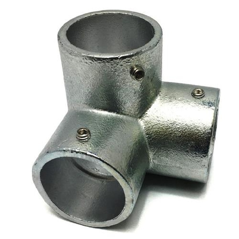 エスコ EA948TF-10 48.6mmパイプジョイント(コーナーY継ぎ) 1個(ご注文単位1個)【直送品】