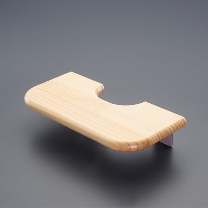 エスコ EA951EL-17 140x450mm木製手すり(ひじかけ用) 1個(ご注文単位1個)【直送品】