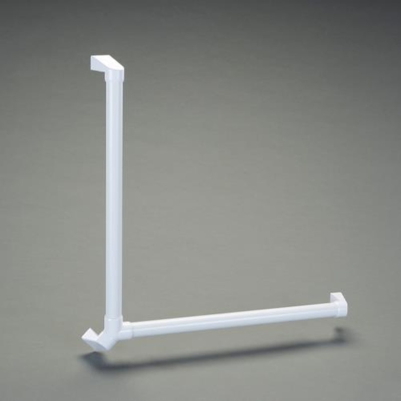 エスコ EA951EL-73 φ35x600mm樹脂製手すり(L型/抗菌・防カビ) 1個(ご注文単位1個)【直送品】