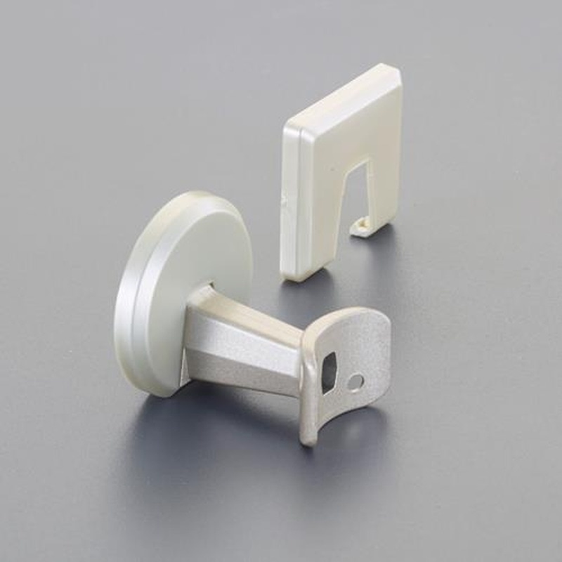 エスコ EA951EL-259 φ35mm手すり用直受ブラケット(シルバー) 1個(ご注文単位1個)【直送品】