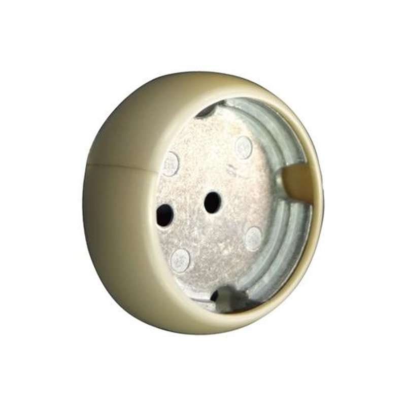 エスコ EA951EL-261 φ35mm手すり用エンドベース(シルバー) 1個(ご注文単位1個)【直送品】