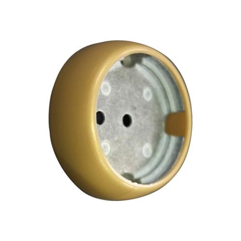 エスコ EA951EL-262 φ35mm手すり用エンドベース(ゴールド) 1個(ご注文単位1個)【直送品】