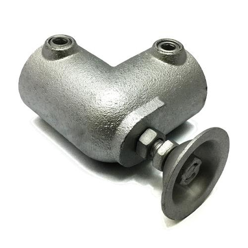 エスコ EA948TF-51 48.6mm単管用水平調整金具(L型) 1個（ご注文単位1個）【直送品】