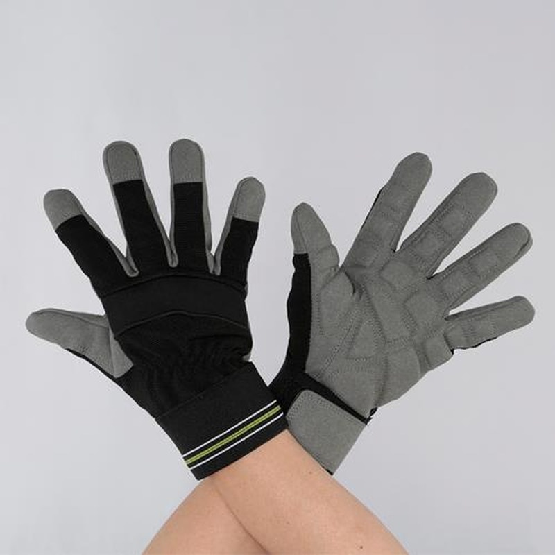 エスコ EA353AB-93 LL/245mm手袋・防振(チェーンソー作業用) 1個(ご注文単位1個)【直送品】