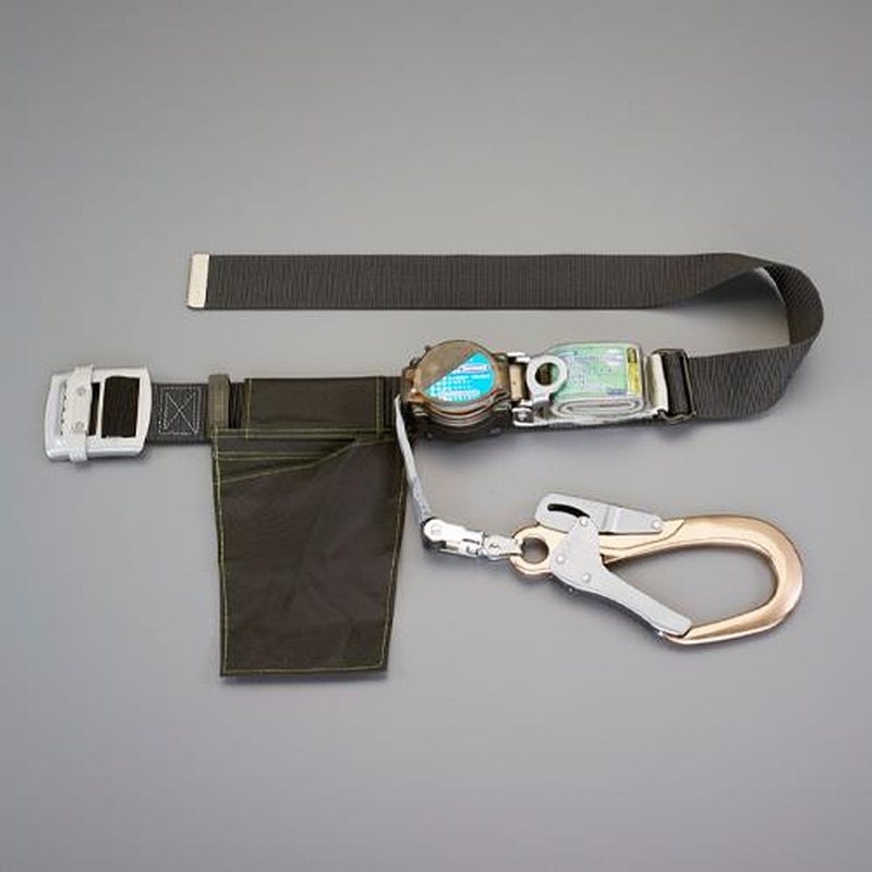 エスコ EA998FR-21 墜落制止用器具(胴ベルト/2way巻取式ランヤード付 1個(ご注文単位1個)【直送品】