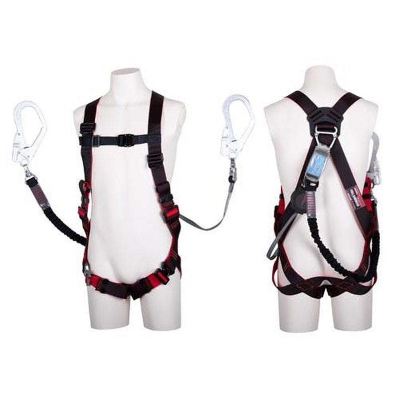 エスコ EA998FF-15 墜落制止用器具(フルハーネス/巻取式ツインランヤード付) 1個(ご注文単位1個)【直送品】