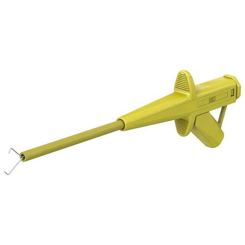 エスコ EA707NC-154 テストクリップ(黄) 1個（ご注文単位1個）【直送品】