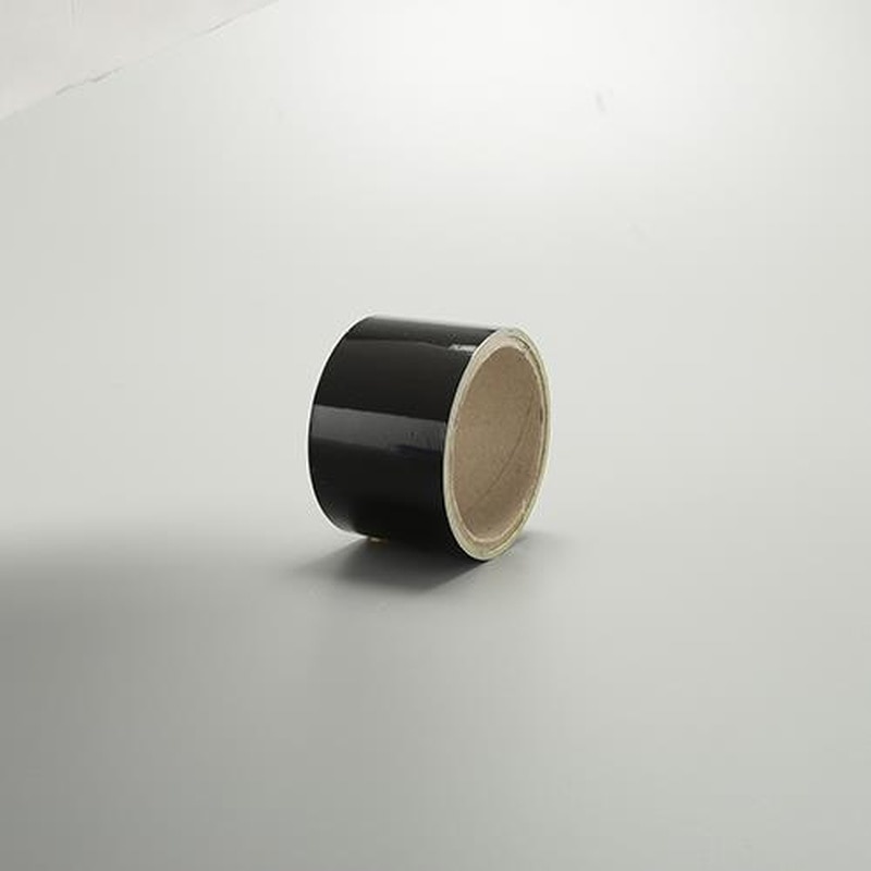 エスコ EA983ML-11 50mmx2.0mJIS配管識別テープ(黒) 1個（ご注文単位1個）【直送品】