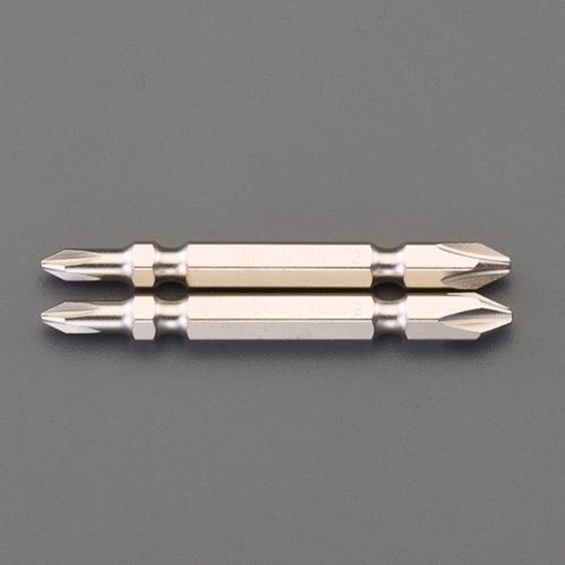 エスコ EA813A-68 #1x#2/110mm［＋-]ビット(マグネット付)2本組 1個（ご注文単位1個）【直送品】