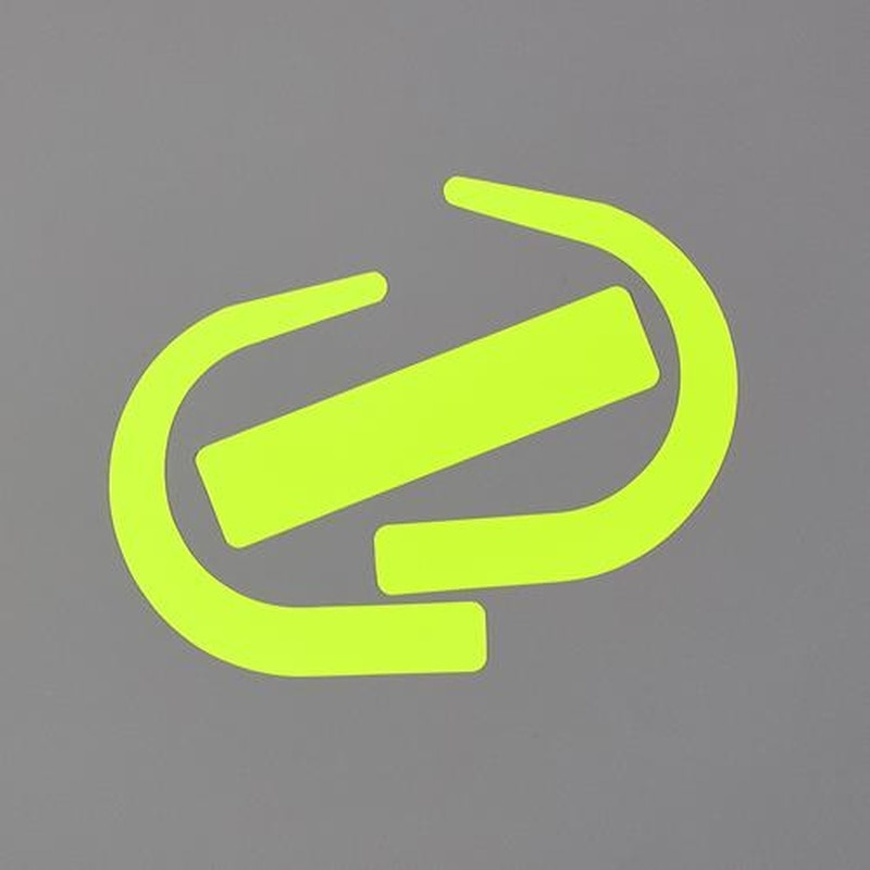 エスコ EA983BM-42 10x81mm安全帯使用確認ステッカー(黄/10枚) 1個（ご注文単位1個）【直送品】