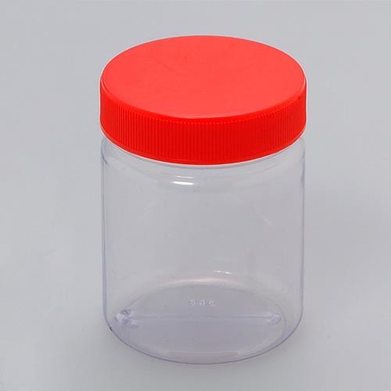 エスコ EA508AF-42 φ90.0x120mm/500mlポリ容器(クリアー) 1個(ご注文単位1個)【直送品】