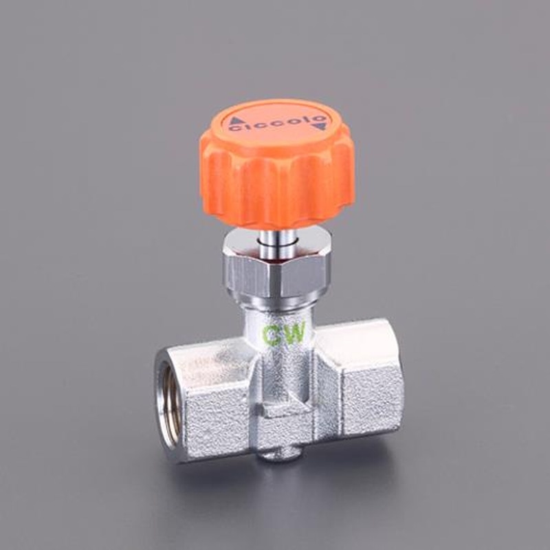 エスコ EA426CW-133 Rc3/8”xRc3/8”ニードルバルブ(RoHS対応品) 1個(ご注文単位1個)【直送品】