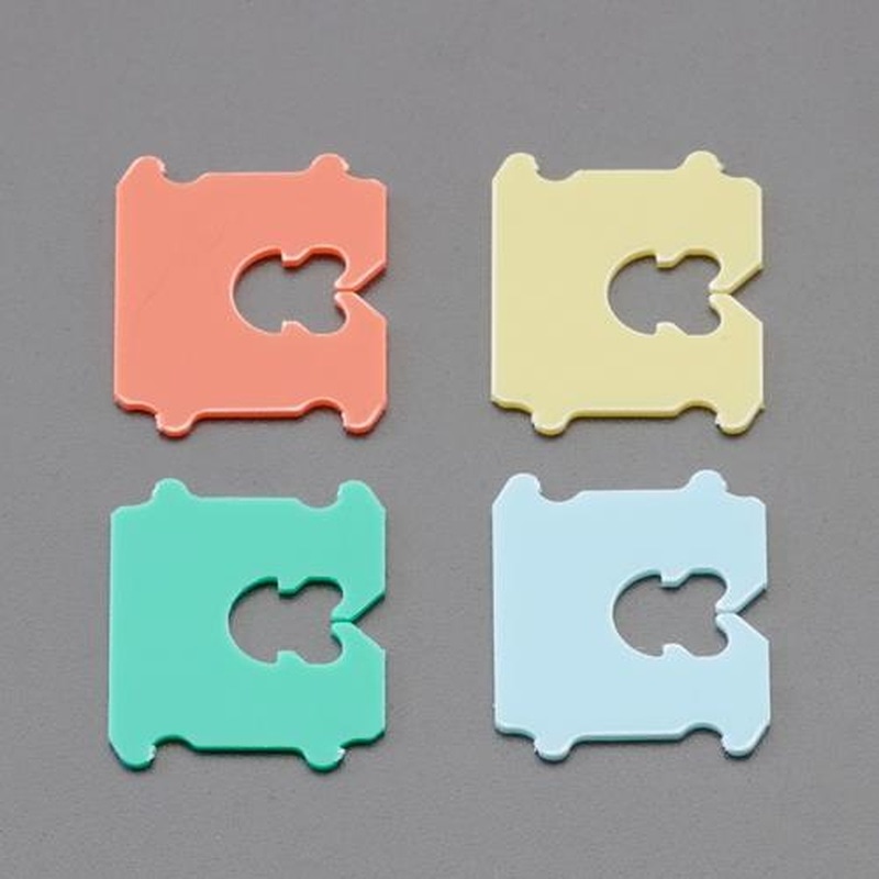 エスコ EA944NM-200 バッグクロージャー(4色/100個) 1個(ご注文単位1個)【直送品】