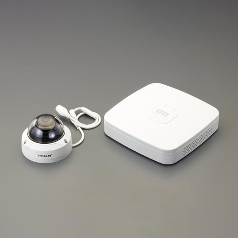 エスコ EA864CD-561 ネットワークカメラセット(屋外用) 1個（ご注文単位1個）【直送品】